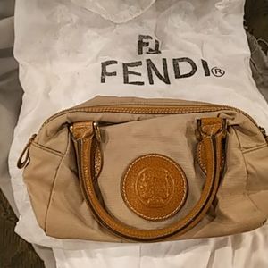 Authentic fendi clutch bag  tiny purse